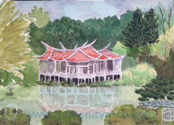 2006年9月23日至10月5日於臺北社會教育館2樓舉辦，糖尿病友與洪建德醫師繪畫聯展 逍遙