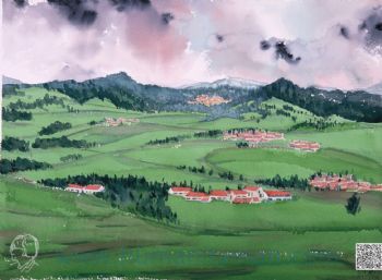 2006年9月23日至10月5日於臺北社會教育館2樓舉辦，糖尿病友與洪建德醫師繪畫聯展 逍遙