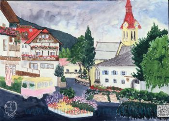 2006年9月23日至10月5日於臺北社會教育館2樓舉辦,糖尿病友與洪建德醫師繪畫聯展 逍遙